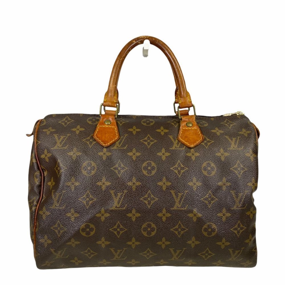 💚OFFERS?✅ Authentic Louis Vuitton SATCHEL BAG Speedy 35 028260M handbag